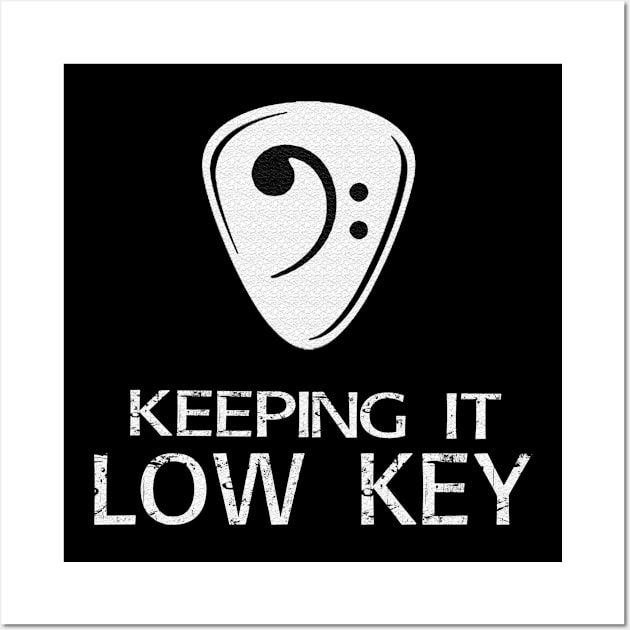 Keep it low key - Bass player Wall Art by TuuliTuule